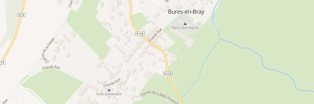 Plan du 5118 Le Bourg à Bures-en-Bray
