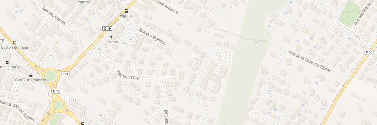 Plan du 21 Rue des Vignous à Muret