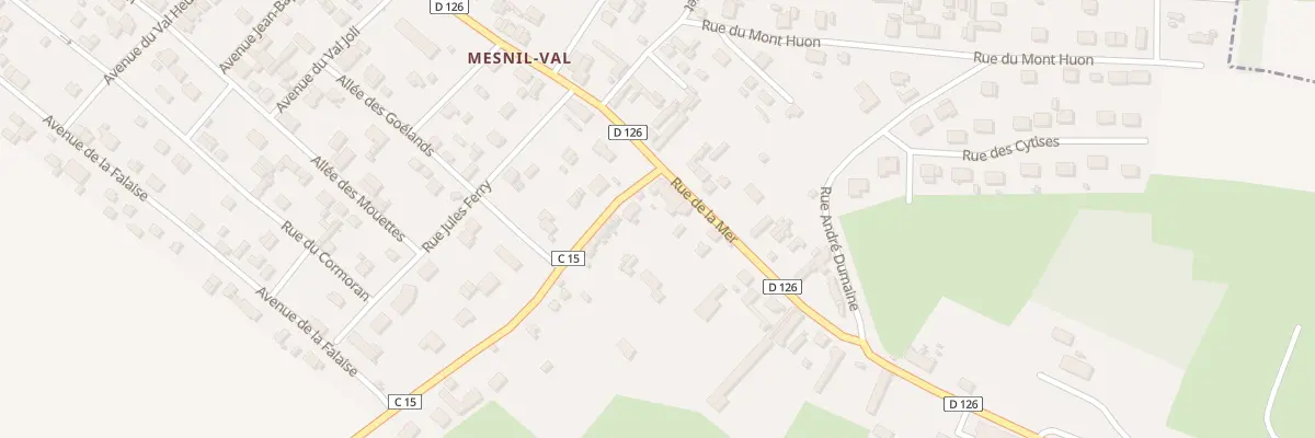 Plan du 43 Rue de la Mer Mesnil Val à Criel-sur-Mer