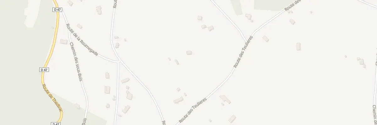 Plan du 848 Rte de Terrie à Catus