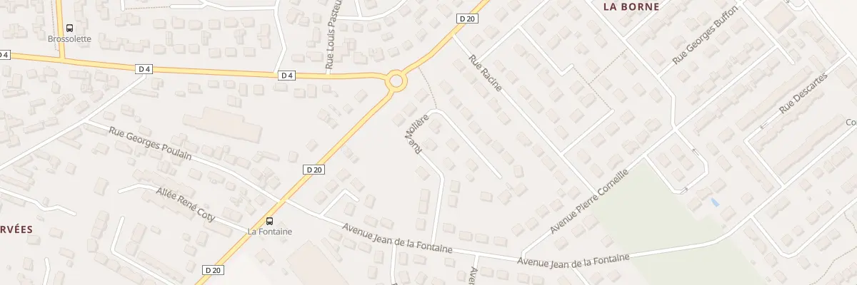 Plan du 8 Rue Molière à Vernouillet