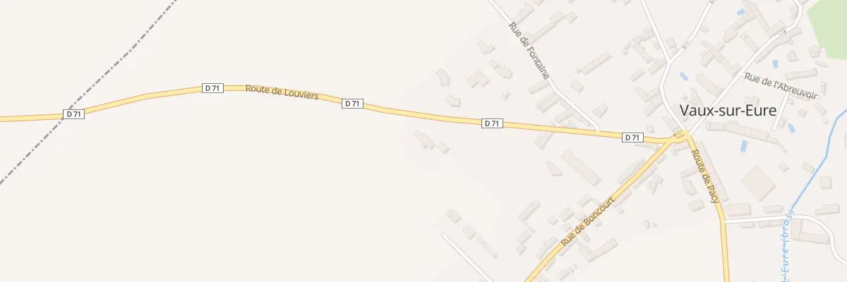 Plan du 7 Rue d’Hardencourt à Vaux-sur-Eure