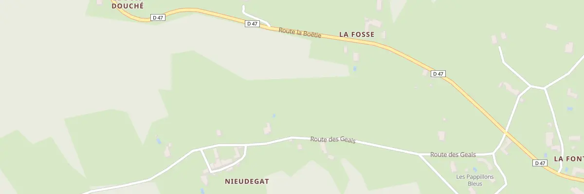 Plan du 416 Rte des Geais à Simeyrols
