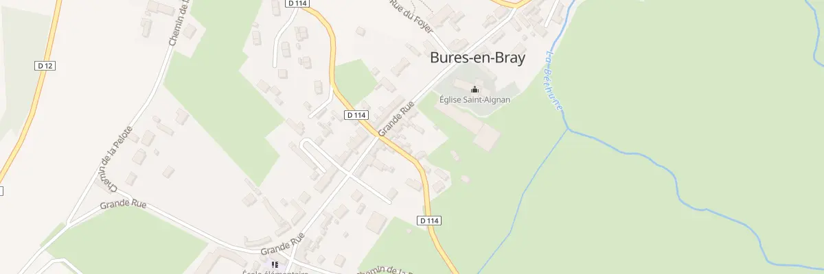 Plan du 5115 Le Bourg à Bures-en-Bray