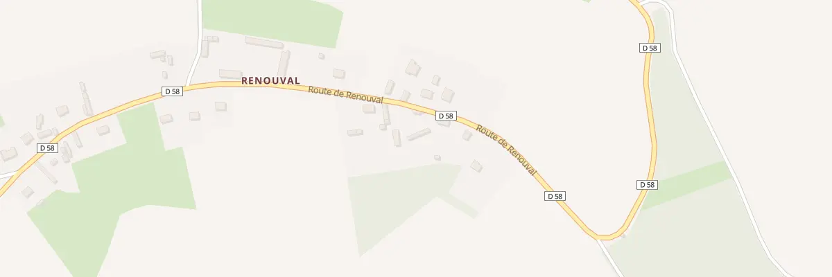 Plan du 463 Rte de Renouval à Douvrend
