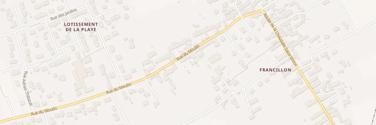 Plan du 50 Rue du Moulin à Villebarou