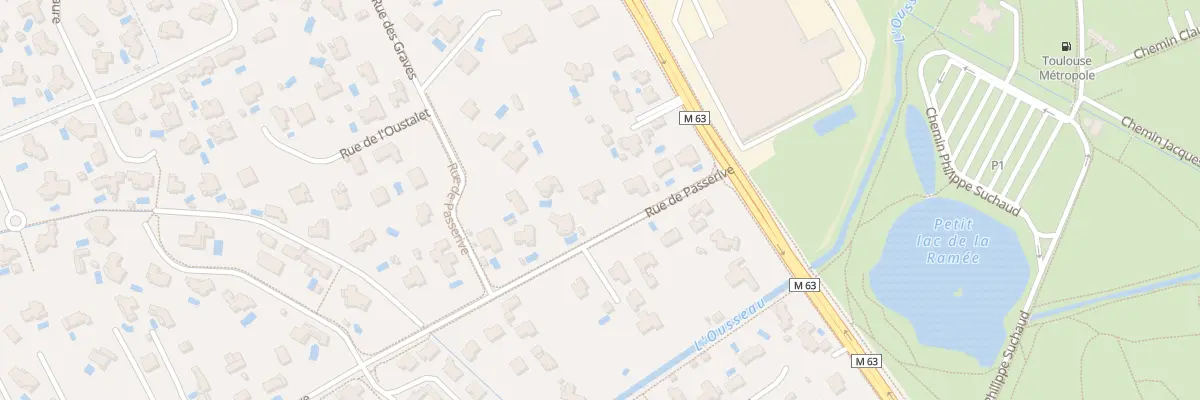 Plan du 4 Rue Passerive à Tournefeuille