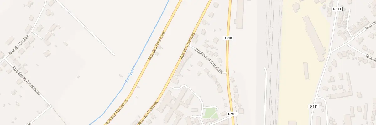 Plan du 45 Rue de Chartres à Châteaudun