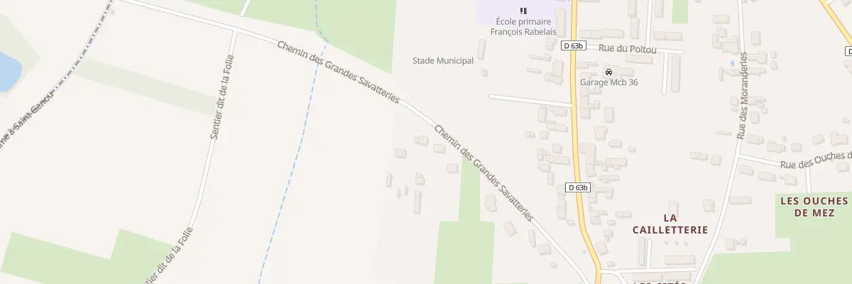 Plan du 12 Che des Gdes Savatteries à Saint-Genou