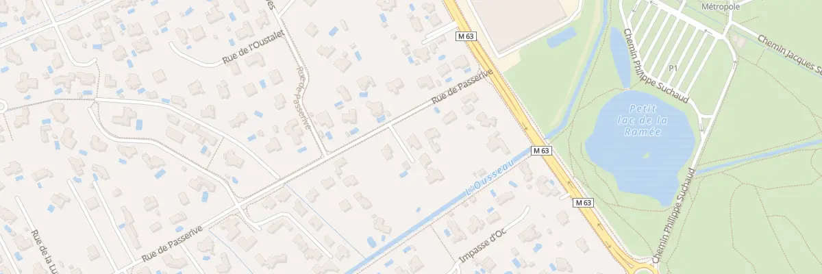 Plan du 5 Rue Passerive à Tournefeuille