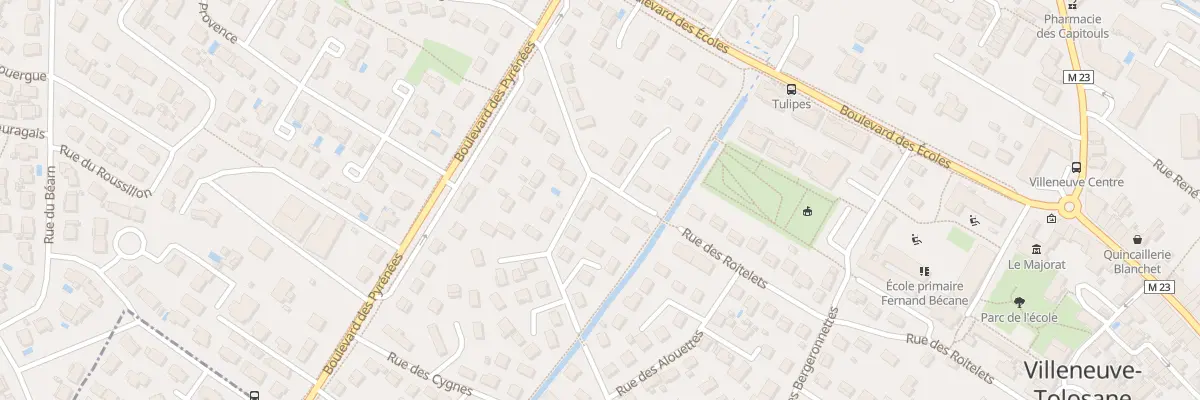 Plan du 1 Rue des Mouettes à Villeneuve-Tolosane
