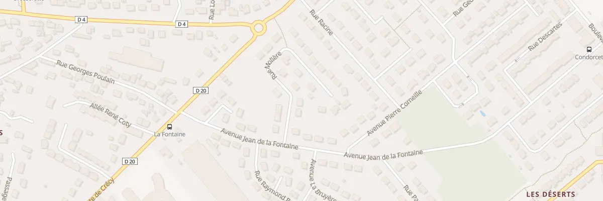 Plan du 4 Rue Molière à Vernouillet