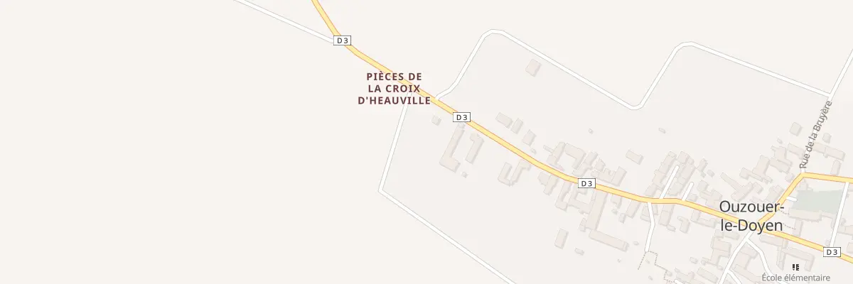 Plan du 27 Rue de la Gare à Ouzouer-le-Doyen