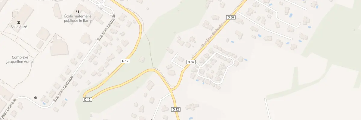 Plan du 9001 Rue Jean Dabadie à Muret