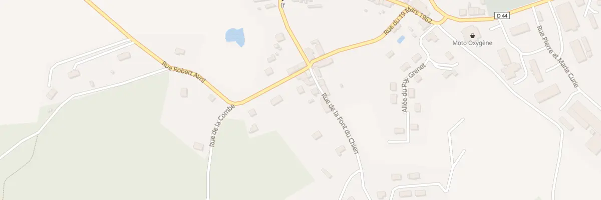 Plan du 8 Rue de La Font du Chien à Razès