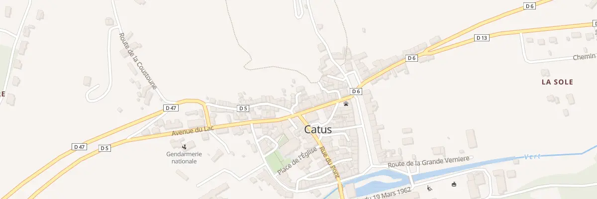 Plan du 32 Rue du Château à Catus