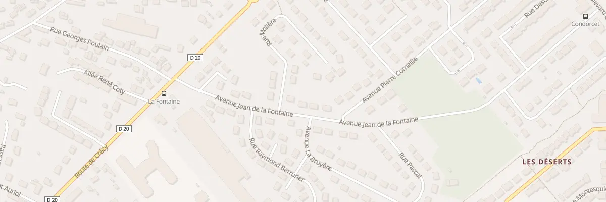 Plan du 7 Av Jean de la Fontaine à Vernouillet
