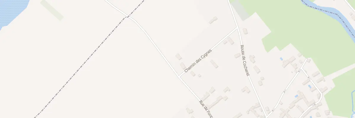 Plan du 1 Che des Cygnes à Vaux-sur-Eure