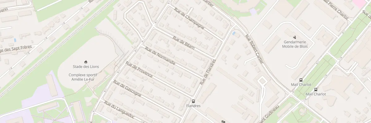 Plan du 7 Rue de Normandie à Blois