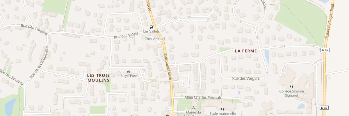 Plan du 33 Rue Saint-Fiacre au Val d’Hazey