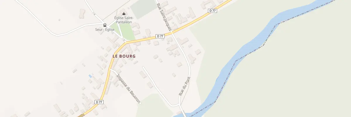 Plan du 5 Rue du Pont à Seur