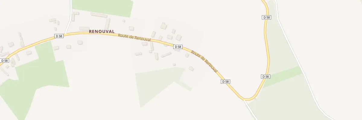 Plan du 527 Rte de Renouval à Douvrend