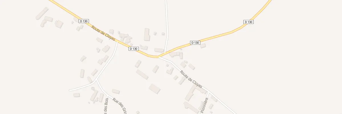 Plan du 4 Rte de Cloyes à Thiville