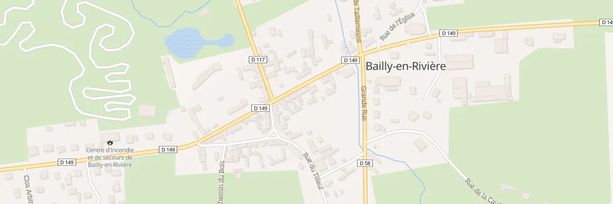 Plan du 5085 Le Bourg à Bailly-en-Rivière