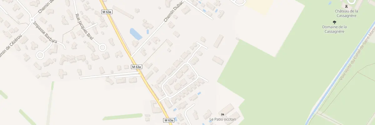 Plan du 70 Rte de Tournefeuille à Cugnaux