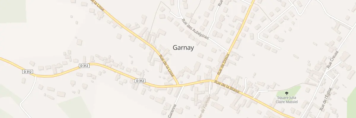 Plan du 6 Rue de la Lisse à Garnay