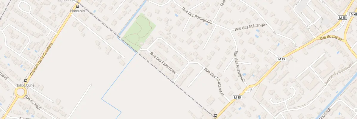 Plan du 37 Rue des Palombes à Villeneuve-Tolosane
