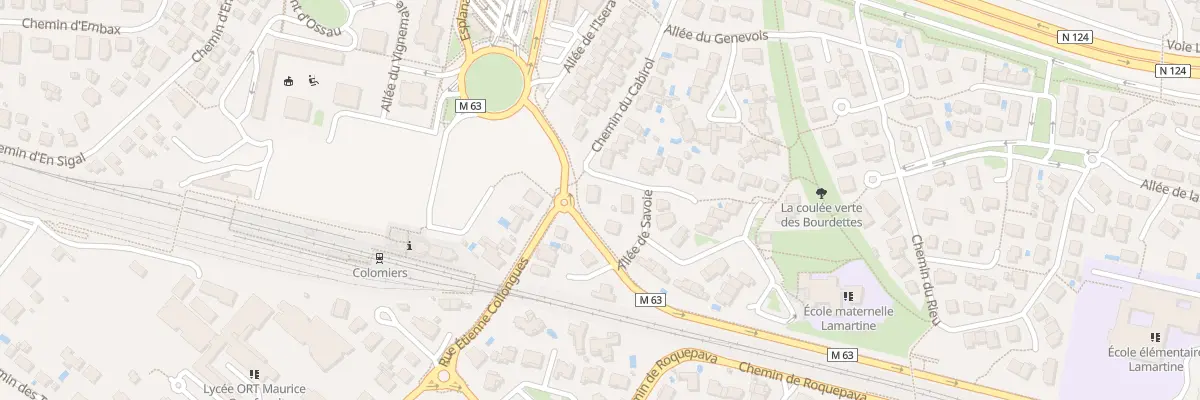 Plan du 5 All de Savoie à Colomiers