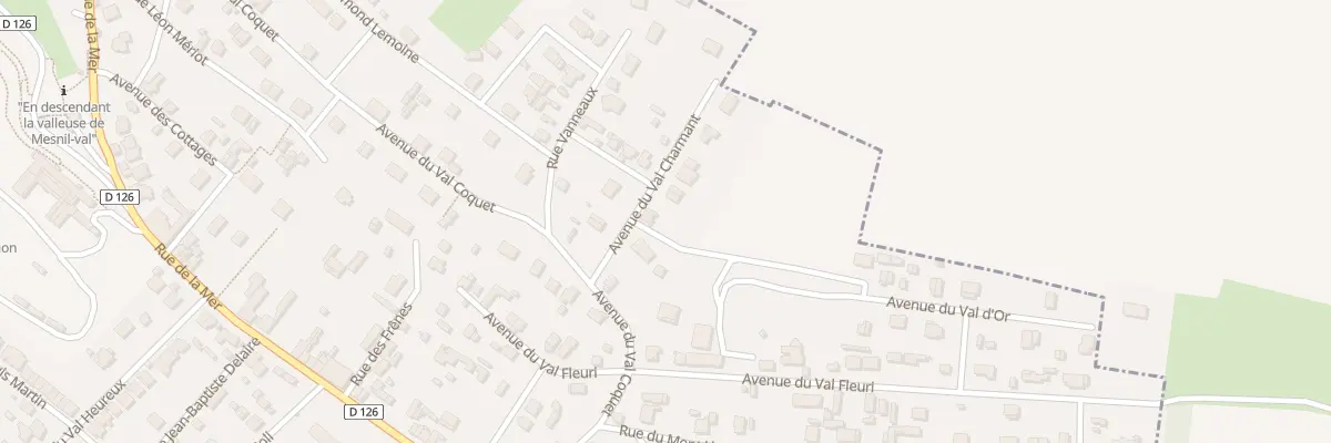 Plan du 4 Av du Val Charmant à Criel-sur-Mer