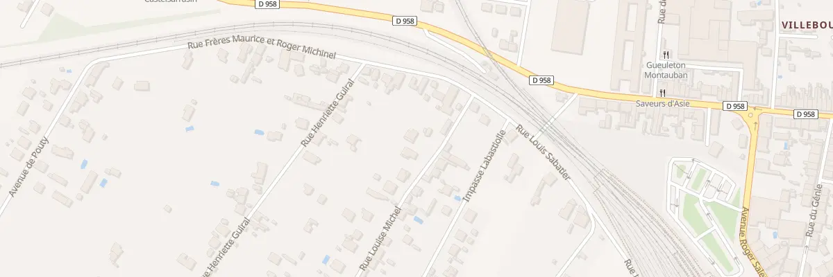 Plan du 78 Rue Louise Michel à Montauban