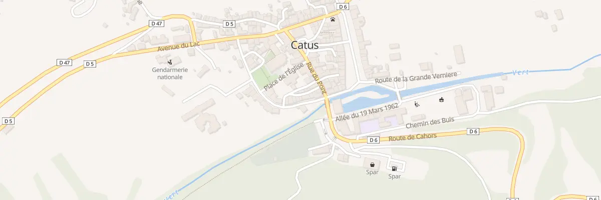 Plan du 30 Quai du Vert à Catus