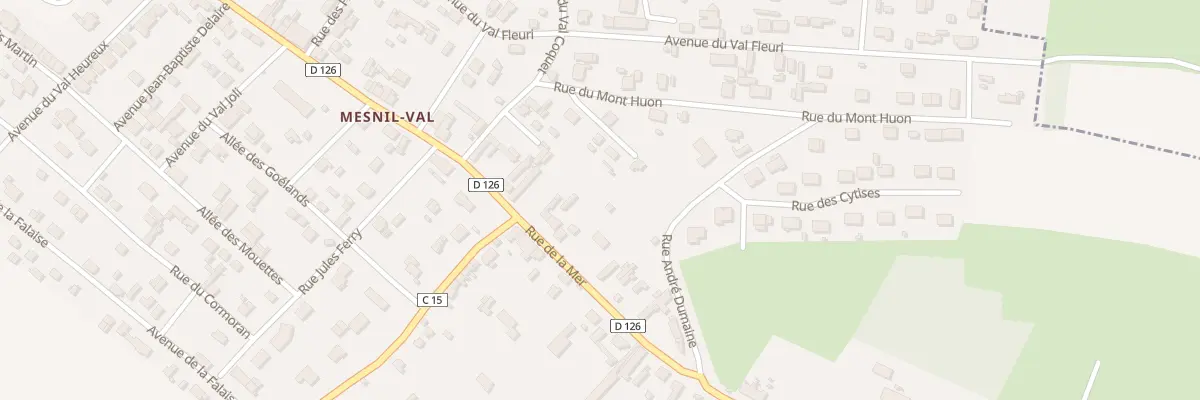 Plan du 80 Rue de la Mer Mesnil Val à Criel-sur-Mer