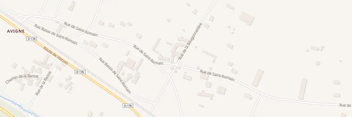Plan du 50 Rue de Saint-romain à Thésée