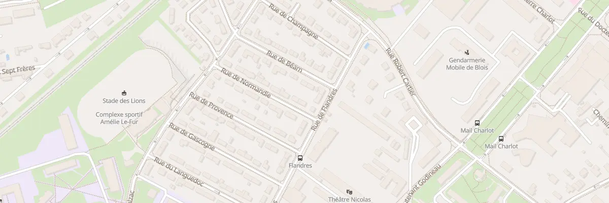 Plan du 3 Rue de Normandie à Blois