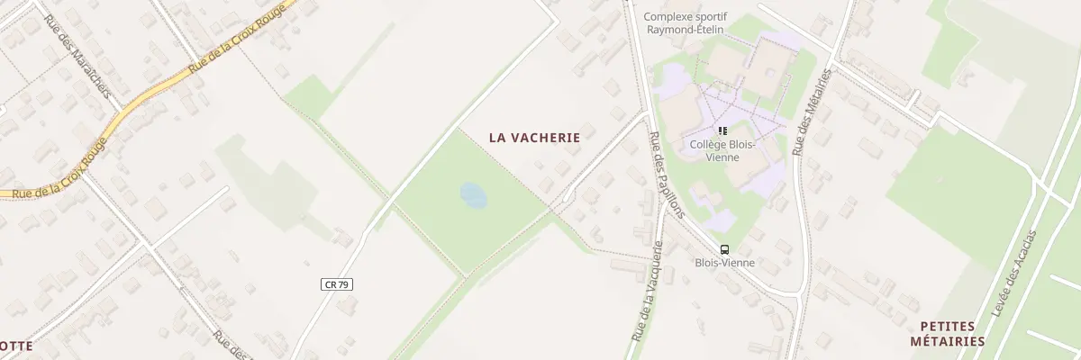 Plan du 37D Rue des Papillons à Blois