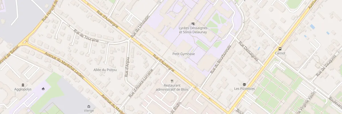 Plan du 21 Rue d’Auvergne à Blois