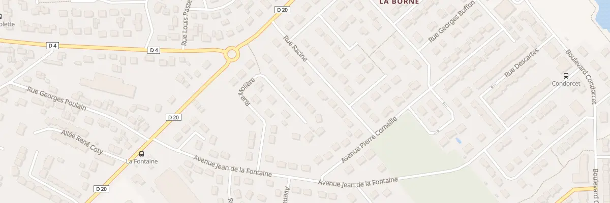 Plan du 25 Rue Molière à Vernouillet