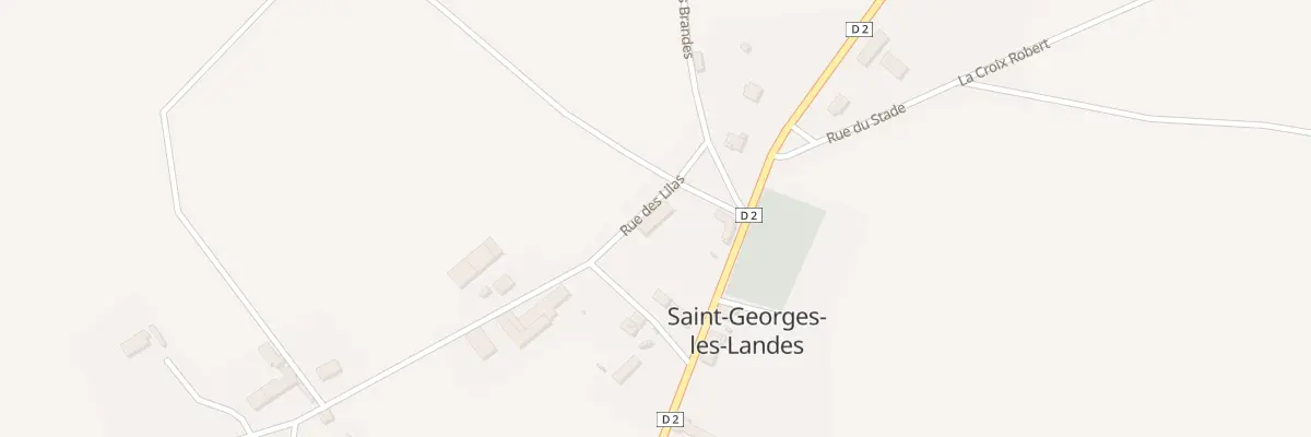 Plan du 1 Rue des Lilas à Saint-Georges-les-Landes