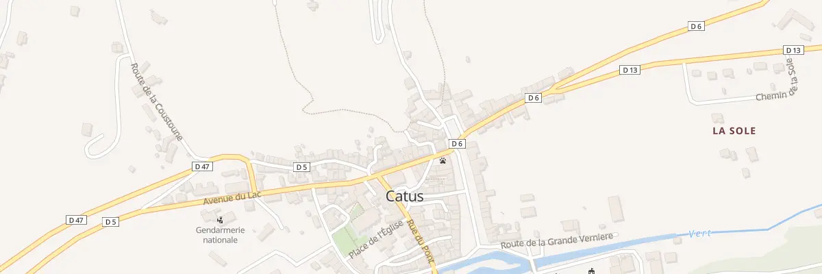 Plan du 5429 Catus à Catus