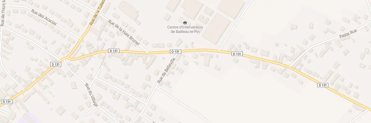 Plan du 1 Rue de Belleville à Bailleau-le-Pin
