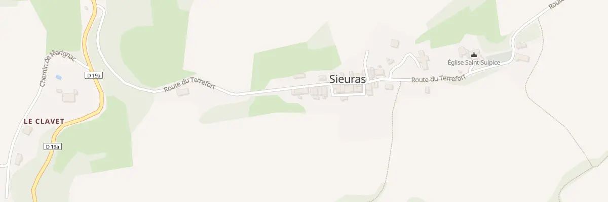 Plan du 4 Rte du Terrefort à Sieuras