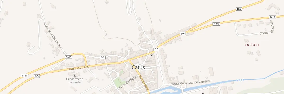 Plan du 20 Che du Prieur à Catus