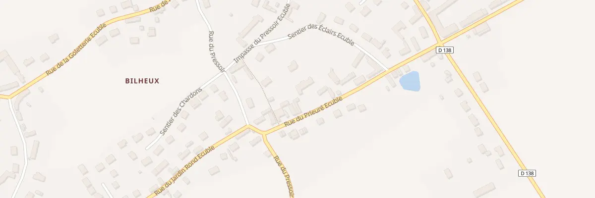 Plan du 5 Rue du Prieuré Ecublé à Tremblay-les-Villages