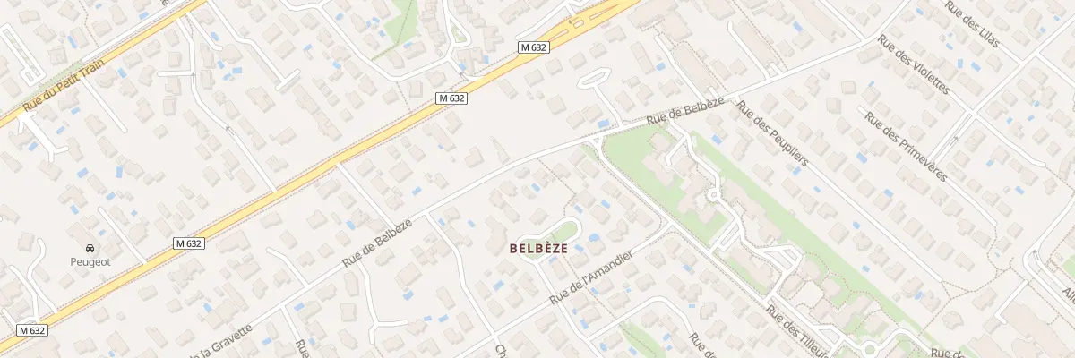 Plan du 34 Rue de Belbèze à Tournefeuille