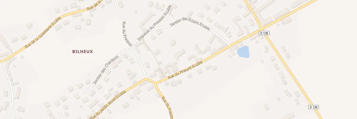 Plan du 7 Rue du Prieuré Ecublé à Tremblay-les-Villages