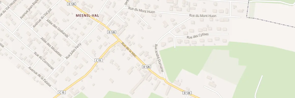 Plan du 84 Rue de la Mer Mesnil Val à Criel-sur-Mer